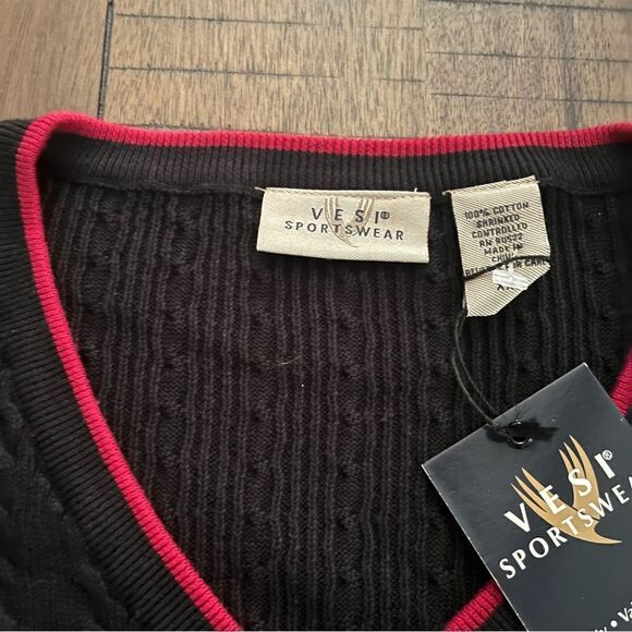 Vesi Sportswear Ohio State Buckeyes Pullover Golf Vest Mens Size XXL Bla… - Picture 2 of 4